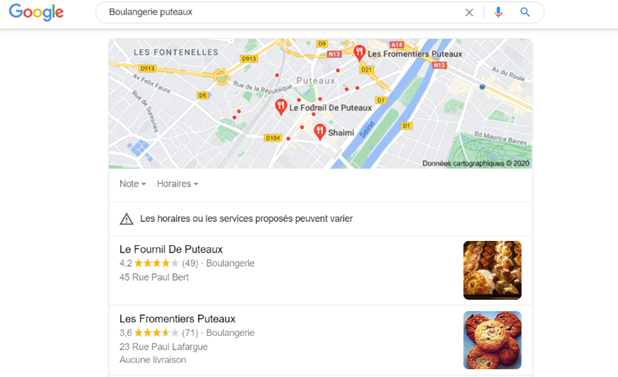 Google : Recherche local et présence digitale
